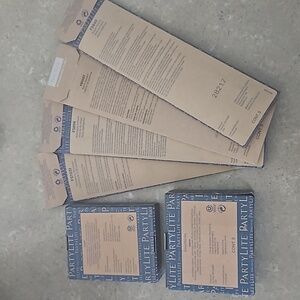 🚫🔥 PartyLite Flameless SmartScents Bundle- 2 Holders+ 4 Brand New Pkgs o stix!